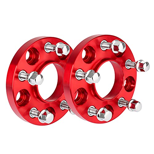 Pindex Placas de Acoplamiento Espaciadoras 5 x 112: 20 mm // 2 Espaciadores de 20 mm con Tornillos Cover
