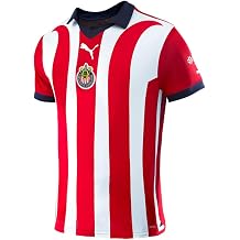 PUMA Kids Boys Chg Collared Short Sleeve Jersey Home Replica 23-24 Casual Comfort Technology - Red - Size XL