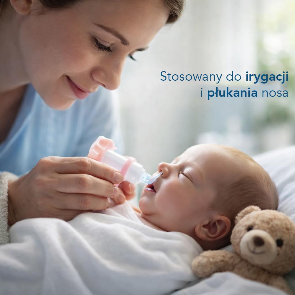 AIESI® Fizjologiczny roztwór soli fizjologicznej (250 ml) do płukania nosa, aerozoli i irygacji z zamykaną nakrętką AQUASTERIL, 0,9% chlorek sodu