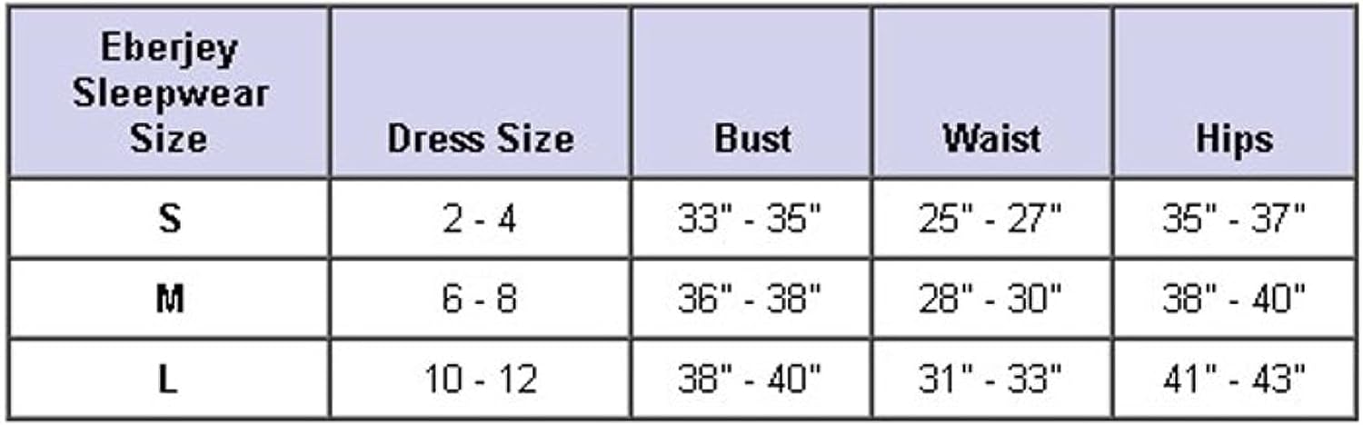 Eberjey Women's Gisele PJ Set X-Small Black/Sorbet Pink
