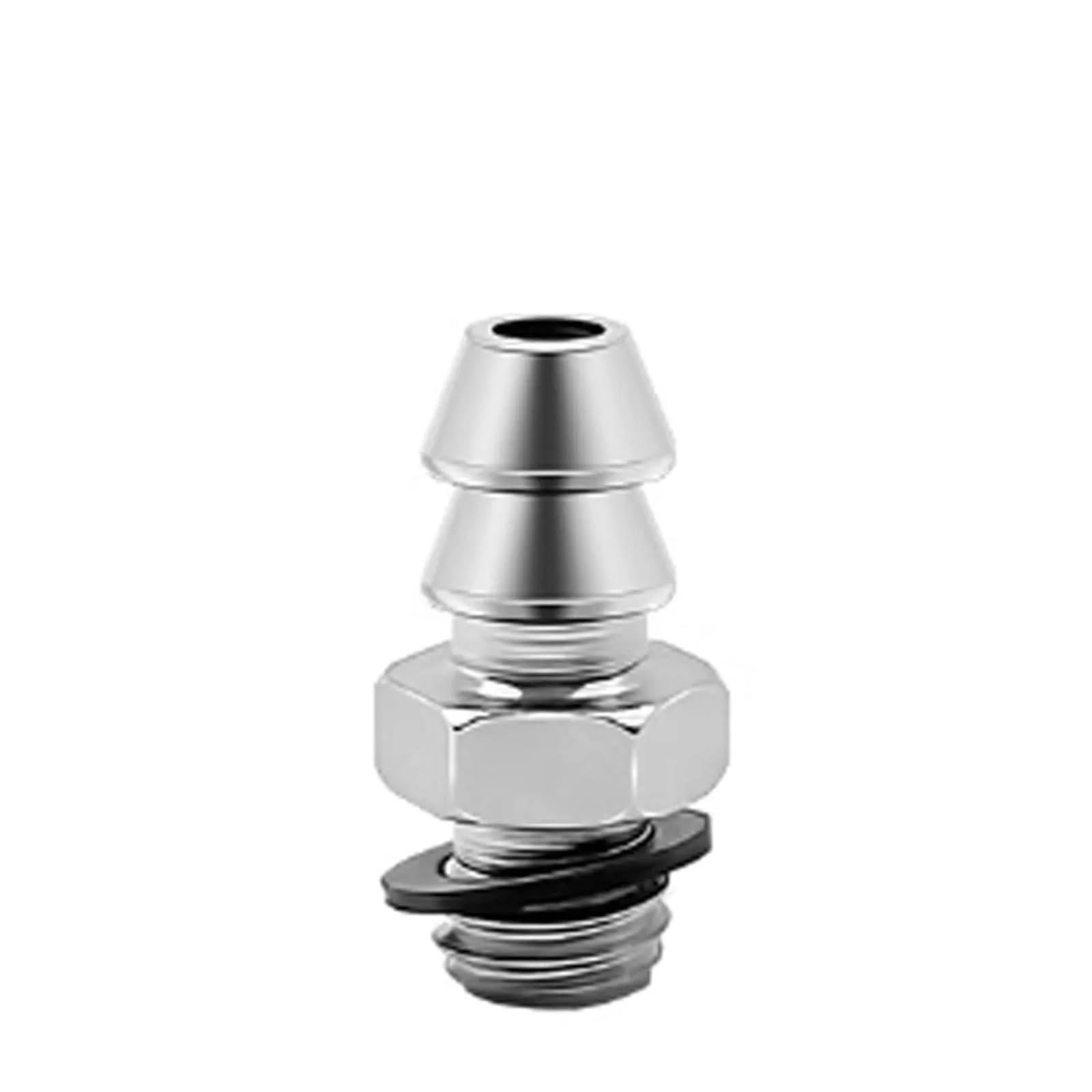 10 Stück 2 mm, 3 mm, 4 mm, 6 mm, 8 mm Außendurchmesser Luft- und Pneumatikschläuche auf M3-, M4-, M5- und M6-Außengewinde-Schlauchverschraubungen (Pagodenkupplung), kupfervernickelt(M-5AU-8)