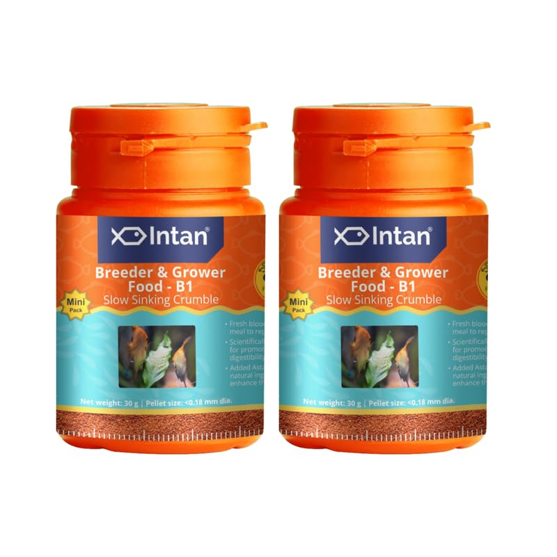 See full amazon price history chart for Aquatic Intan Breeder & Grower Fish Food B1 Slow Sinking Crumble for Fish | Mini Pack 30 Gram Each | Pellet Size < 0.18 mm Dia, Pack of 2 Aquatic Intan Breeder & Grower Fish Food B1 Slow Sinking Crumble for Fish | Mini Pack 30 Gram Each | Pellet Size < 0.18 mm Dia, Pack of 2 (B0DBLMR2MD) Amazon Price History, Amazon Price Tracker