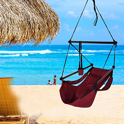Chaise suspendue hamac de qualité supérieure avec repose-pieds