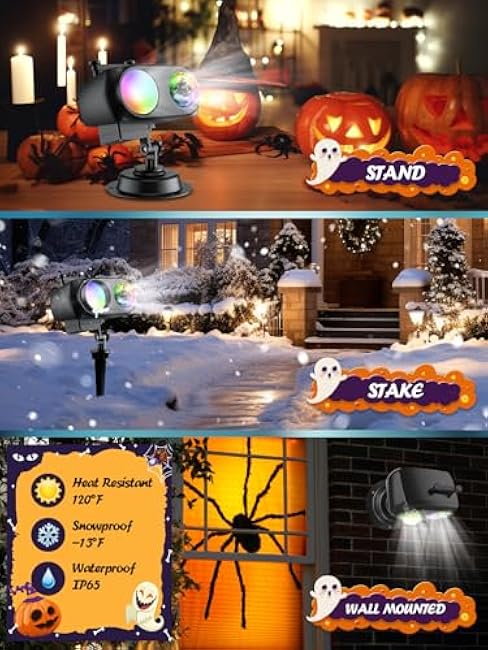 Anysun Christmas Projector Lights Holiday Projector