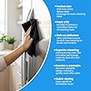 Microfiber Cleaning Cloth Black 12 Pack Premium Microfiber Towels for Cars, Lint Free, Scratch-Free, Highly Absorbent, Reusable Cleaning Rags for Car, 320 GSM Household, Kitchen, Window, 12" x 12" #5