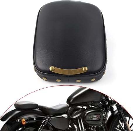 Amazon バイクピリオンシート リベット8 吸盤式 カスタム用 適用ハーレー クルーザー ボバー チョッパー １個 タンデムシート 乗客席 助手席 後部座席 バイク補助パーツ 4タイプ 車 バイク 車 バイク