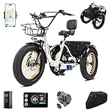 CroSight 2.0 Pro Electric Tricycle for Adults, 20'x4' Fat Tire Folding Electric...