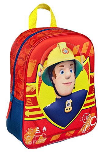 Preisvergleich Produktbild Undercover FSBT7622 Rucksack mit 3D Applikation, Feuerwehrmann Sam