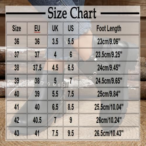 Bottes style britannique en polyuréthane uni avec talon bas épais - 4