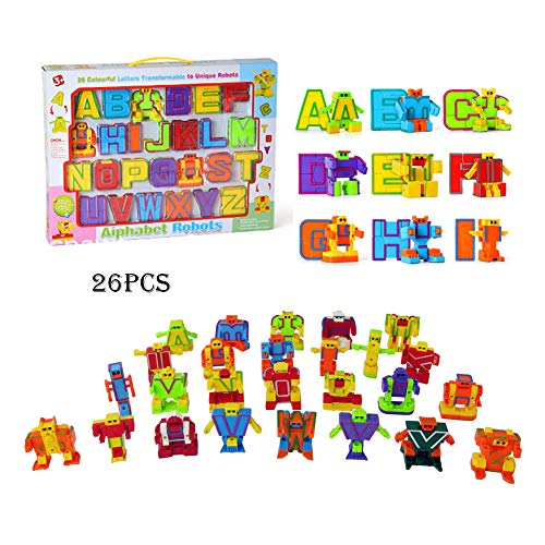 BleuZoo Alphabet Robots Action Figure AlphaBots Educational ABC