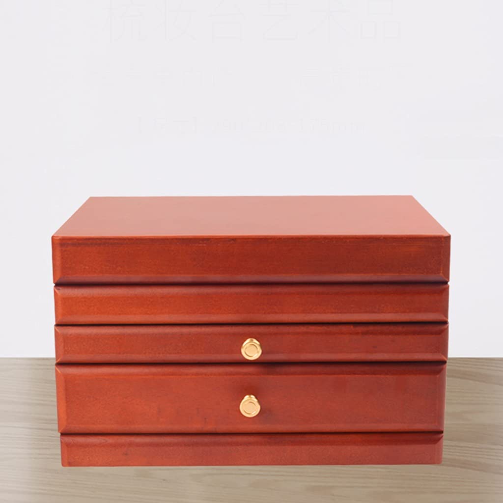 Montre en bois boîte de rangement pour organiser vos accessoires sur la coiffeuse