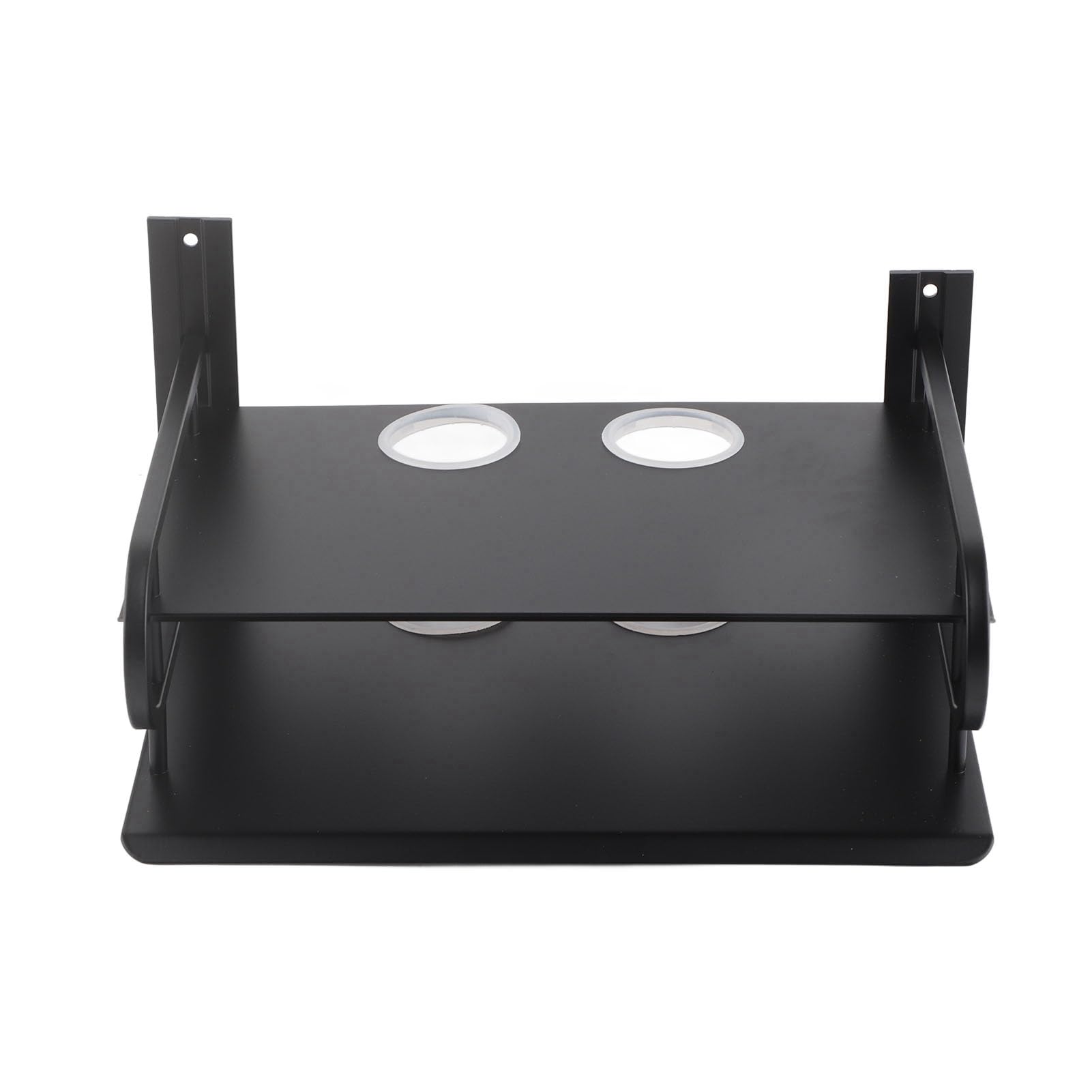 Kabelbox Regal, TV Box Regal 28 X 26 X 21 Cm, Wandregal, Schwebendes Wandregal für Router, Modem, DVD, Beamer, Set, TV & Medienmöbel