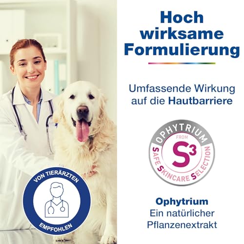DOUXO S3 Calm Mousse | für Hunde & Katzen | Schaum Pflege für juckende, gereizte & empfindliche Haut | Hautberuhigend & Feuchtigkeitsspendend | ideal für Allergiker & allergische Tiere | 150 ml