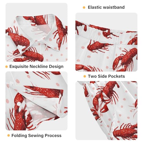 Image of Boccsty Red Strawberry Boy Summer Shorts Sets Hawaiian Toddler Boys T-Shirt & Pants 2 Pcs 3T-10T