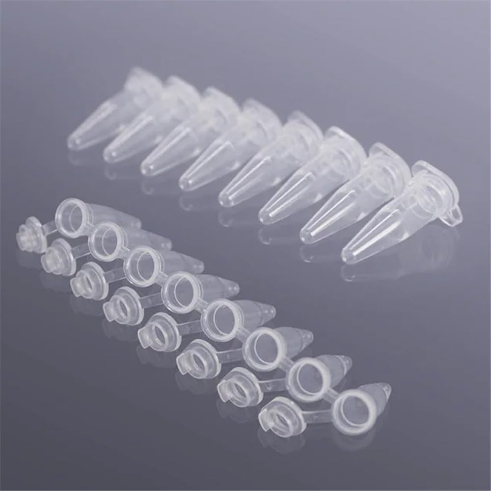 Otto provette con coperchio piatto collegato, da 0,2 ml e strisce, 120 file/cartone PST-0208-AFT-C Attrezzature da laboratorio