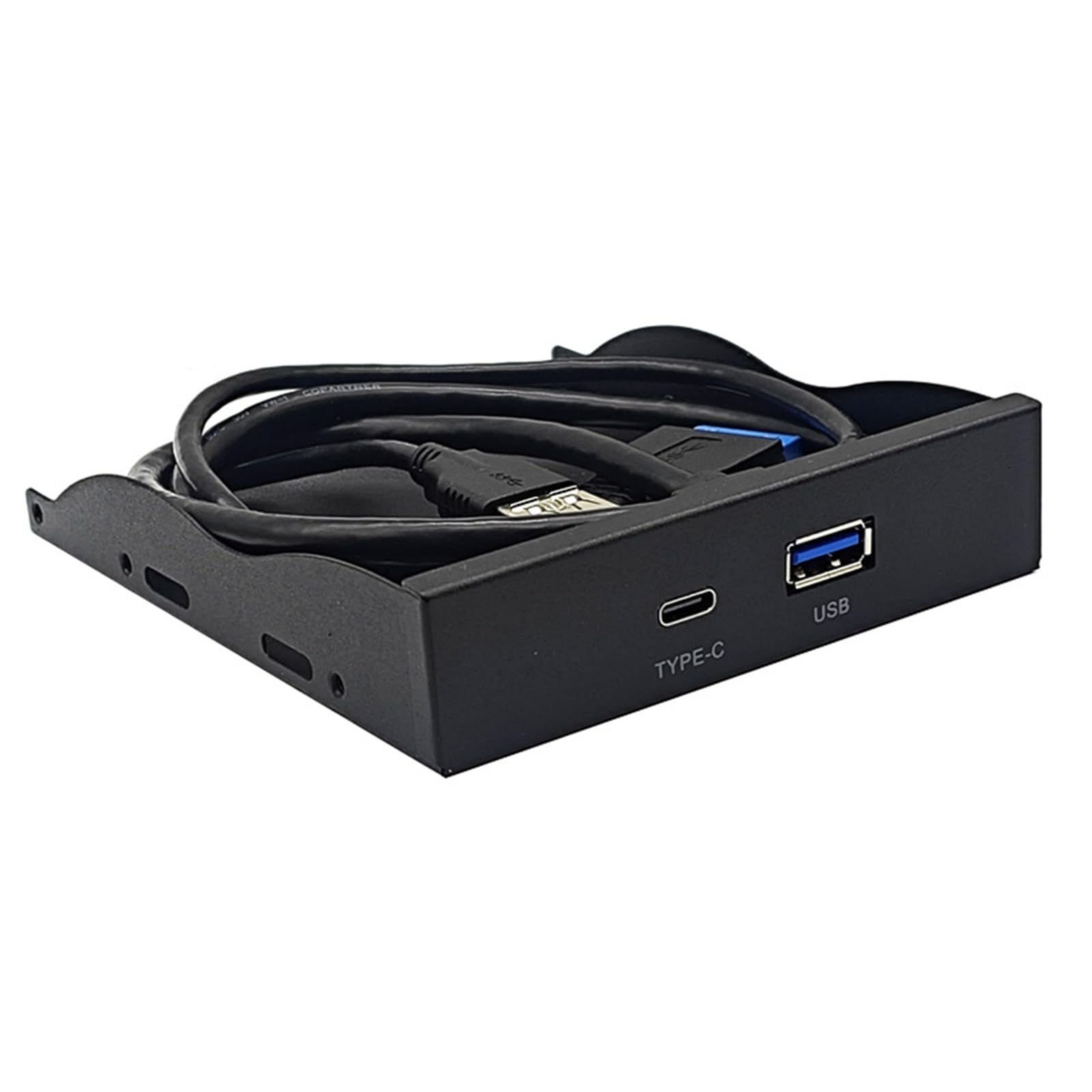 JzcsdkSIL USB3.0+Type C Floppy Drive Panel Long Lasting Suitable for 5.25inch Computer Chassis Hard Drive Installation Traveling Office Equipment