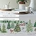 Benson Mills Christmas Wonderland Heavyweight Spill Resistant Fabric Table Cloth, Holiday, Winter, and Christmas Tablecloth (Christmas Wonderland, 60