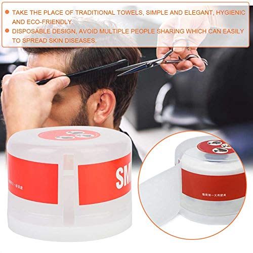 Image of ZJchao Neck Paper Dispenser, Neck Strips Holder with Suction Cup Design, Hair Cutting Collar Paper Strip Storage, Plastic Case for Neck Cover Paper Roll, Perfect for Home Barber Shop