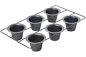 Chicago Metallic Professional 6-cup Popover Pan for Perfect Popovers