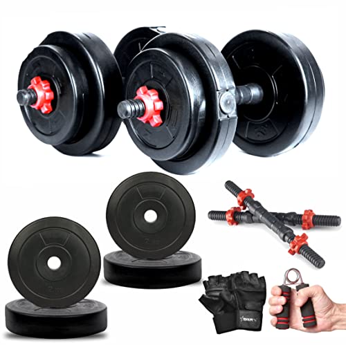 Image of StarX Home Gym 8KG Dumbbell Set With Acc & ConnectorRod Adjustable Dumbbell