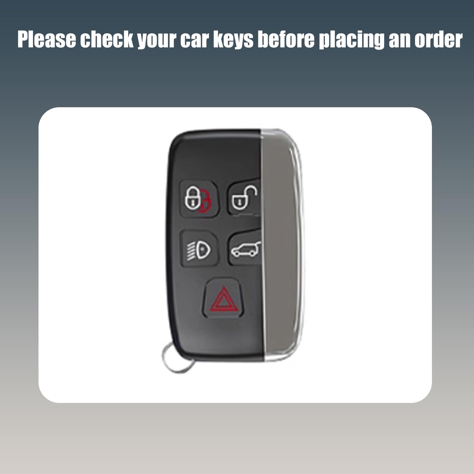 Conchas Clave para Jaguar XEL XFL F Pace F Type XJL XF XE XJ, Protector de Soporte for Mando a Distancia Sin Llave Flip Car Key Shell Cover Carcasa de Repuesto Plegable