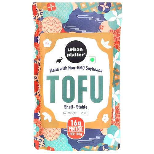 Image of Urban Platter Firm Tofu, 200g (Ambient Storage | High in Protein | Preservative-Free | SOYA Paneer | Perfectly Plant-Based)