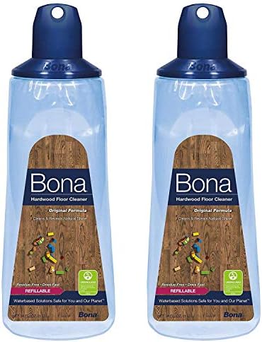 Bona Hardwood Floor Cleaner Refillable Cartridge, 34 oz, 2 Pack