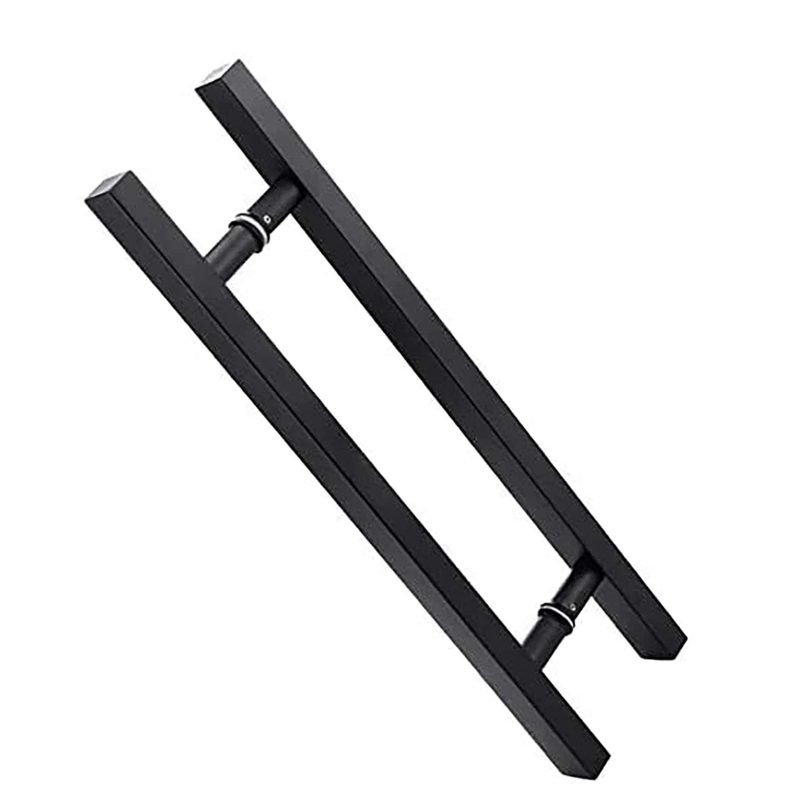GYRAZXS Modern Double Sided Sliding Barn Door Handle Stainless Steel Entryway Door Handle for Wooden Doors 39.3in & 31.4in Length Opts &