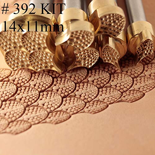 Scale Leather Stamp Tool Stamps Stamping Carving Punches Tools Craft Leathercrafting