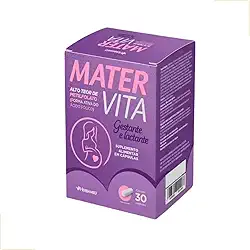 Suplemento Alimentar Mater Vita Herbamed 30 cáps - Vitamina para Grávida e Lactantes - 19 Vitaminas e Minerais