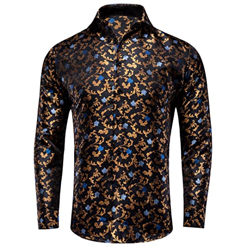 Chemise en soie homme motif cachemire floral le cadeau idéal à offrir