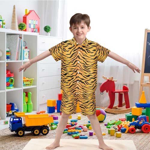 Image of visesunny Boys 2 Pieces T-shirts and Shorts Floral Tops & Shorts Summer Outfits 3-10 Years Clothes