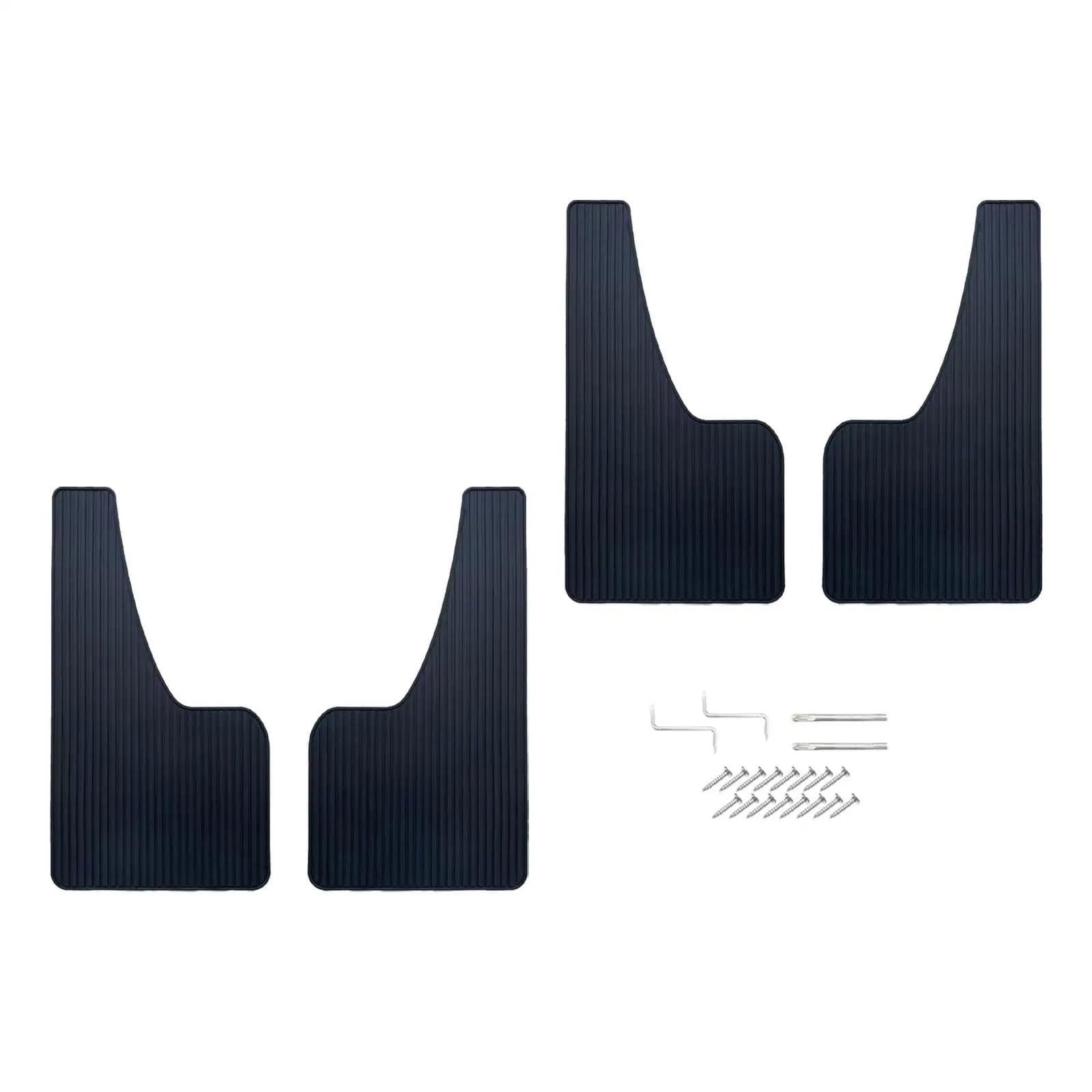 Osłony przeciwbłotne na koła Chlapacze samochodowe Osłony przeciwbłotne samochodowe ze śrubami, osłony przeciwbryzgowe do SUV-ów(4Pcs)