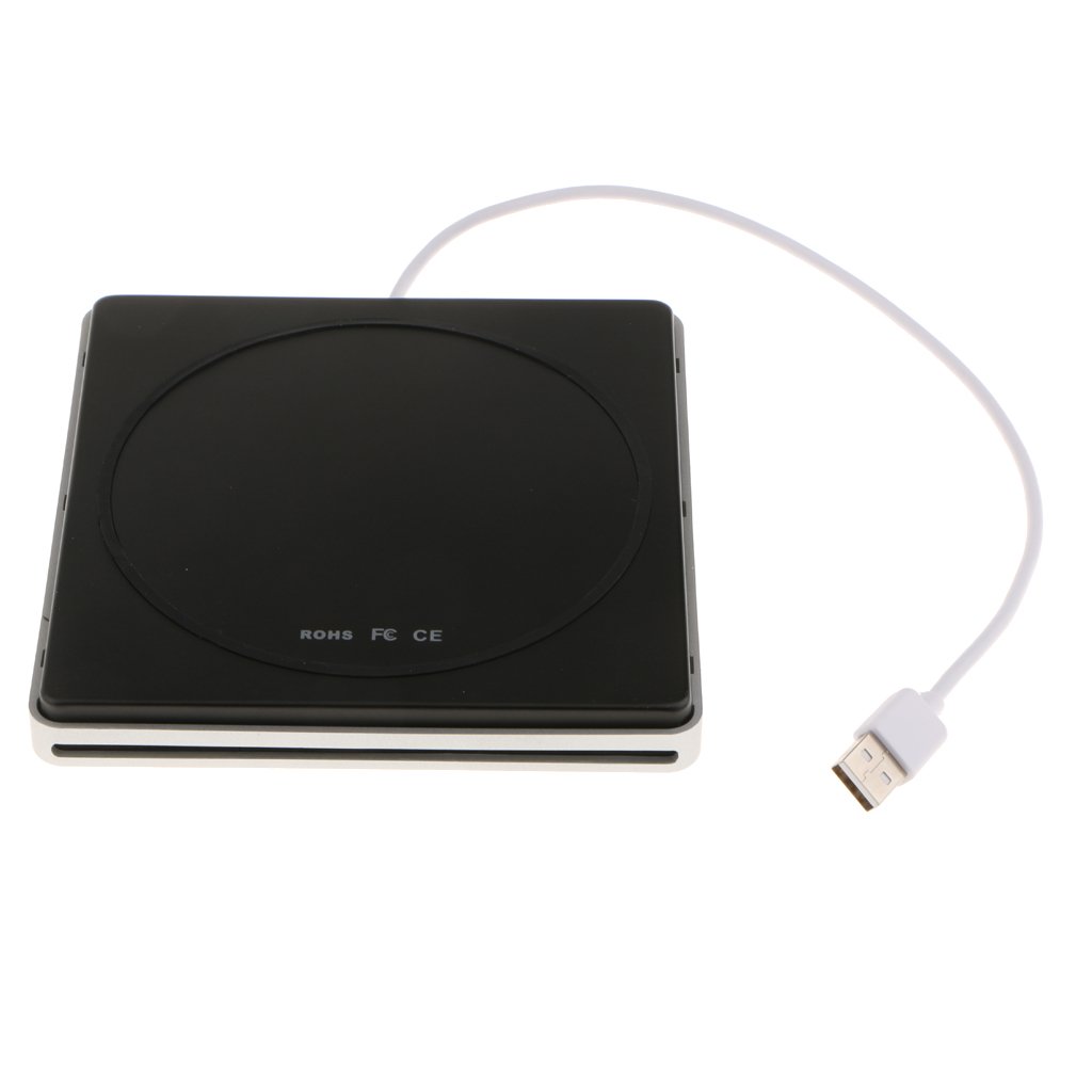Club Bollywood®USB 2.0 External Super Slim Slot-in DVD Rw Case Enclosure Sata for Mac Laptop|||• |1X USB 2.0 External Slim Slot in DVD-Rw Drive-picture-20