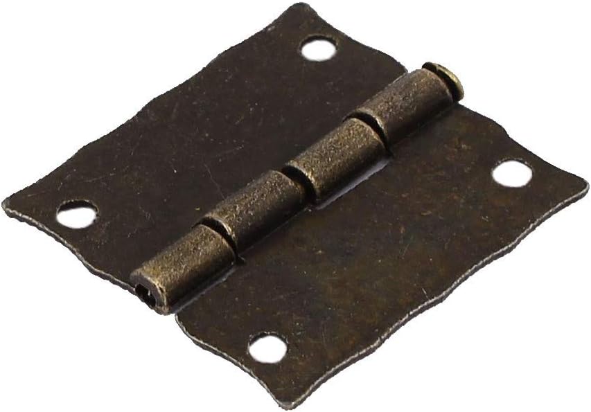 New Lon0167 Jewelry Box Featured Retro Style Printing reliable efficacy Bearing Door Hinge Bronze Tone 25mm Long 75pcs(id:eb1 90 ba 4e8)