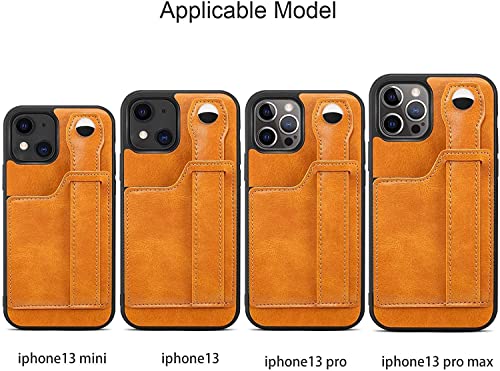 Coque iPhone 13 antichoc avec porte-cartes et support bracelet intégré