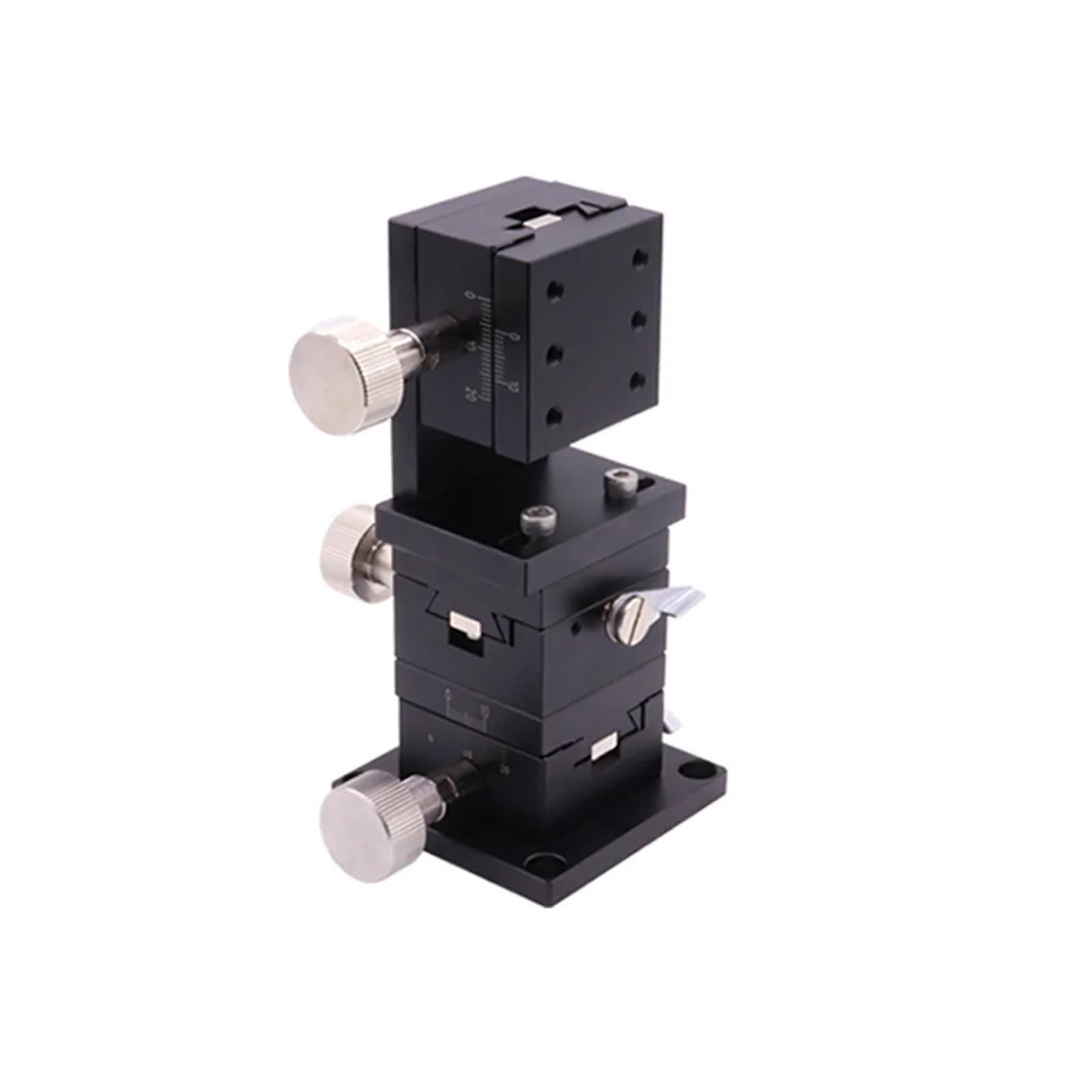 WNVXJGNSO XYZ axis LWD4090 Dovetail Groove Guide Type Manual Displacement Platform Gear Drive knob Slide Table Load 49N 40x90mm