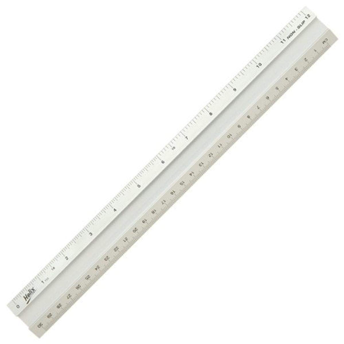 Helix Metal Safety Ruler, 12 inch / 30cm (32046)