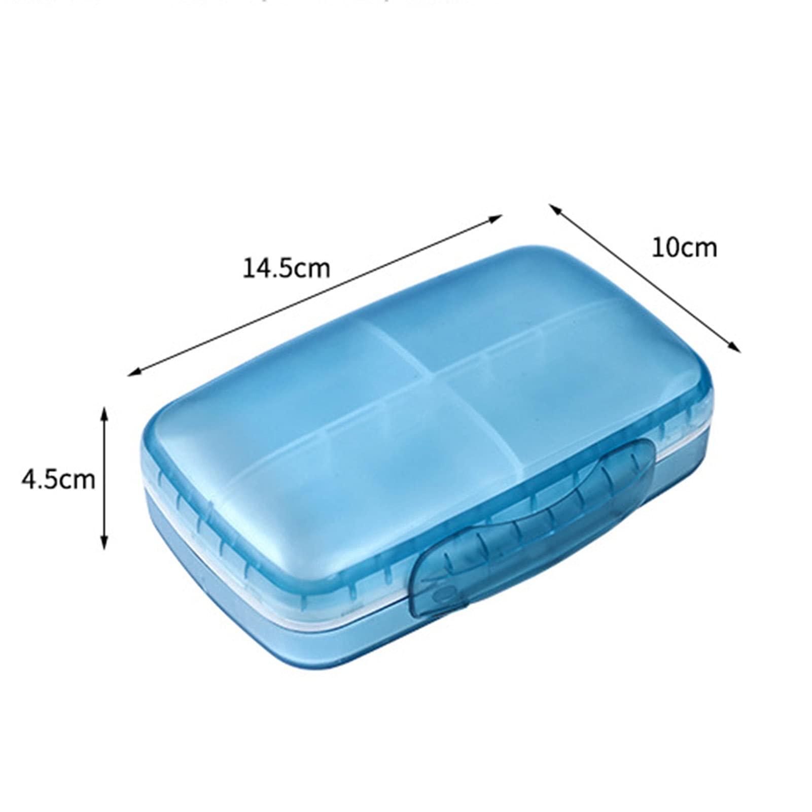 3 pastilleros portátiles pequeños de 7 días semanales de viaje organizador de pastillas de bolsillo portátil dispensador de pastillero para bolsillo de monedero compartimentos de uso contenedor caja