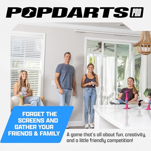 image for Popdarts PRO Pack Game Set (Rizzle) - Indoor, Outdoor Suction Cup Thro