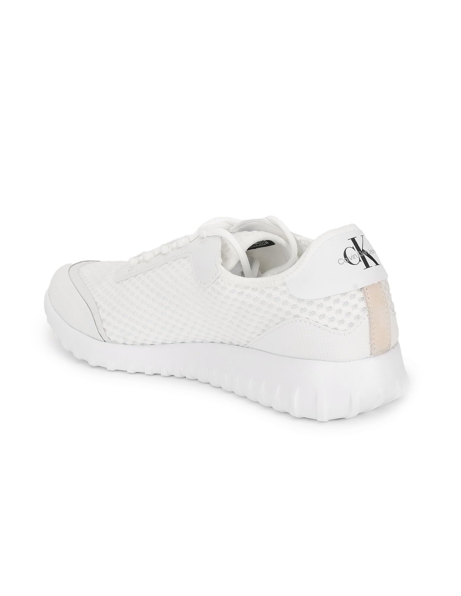 Calvin Klein EVA Runner MONOLOGO YM0YM00584, Zapatilla de Running Hombre, Blanco (White), 43 EU