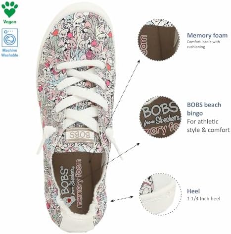 Skechers womens Sneaker, White Mutli, 7.5 US | Image 3