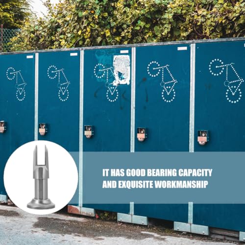Herraje de partición baños públicos de acero inoxidable con soporte de suelo resistente 4