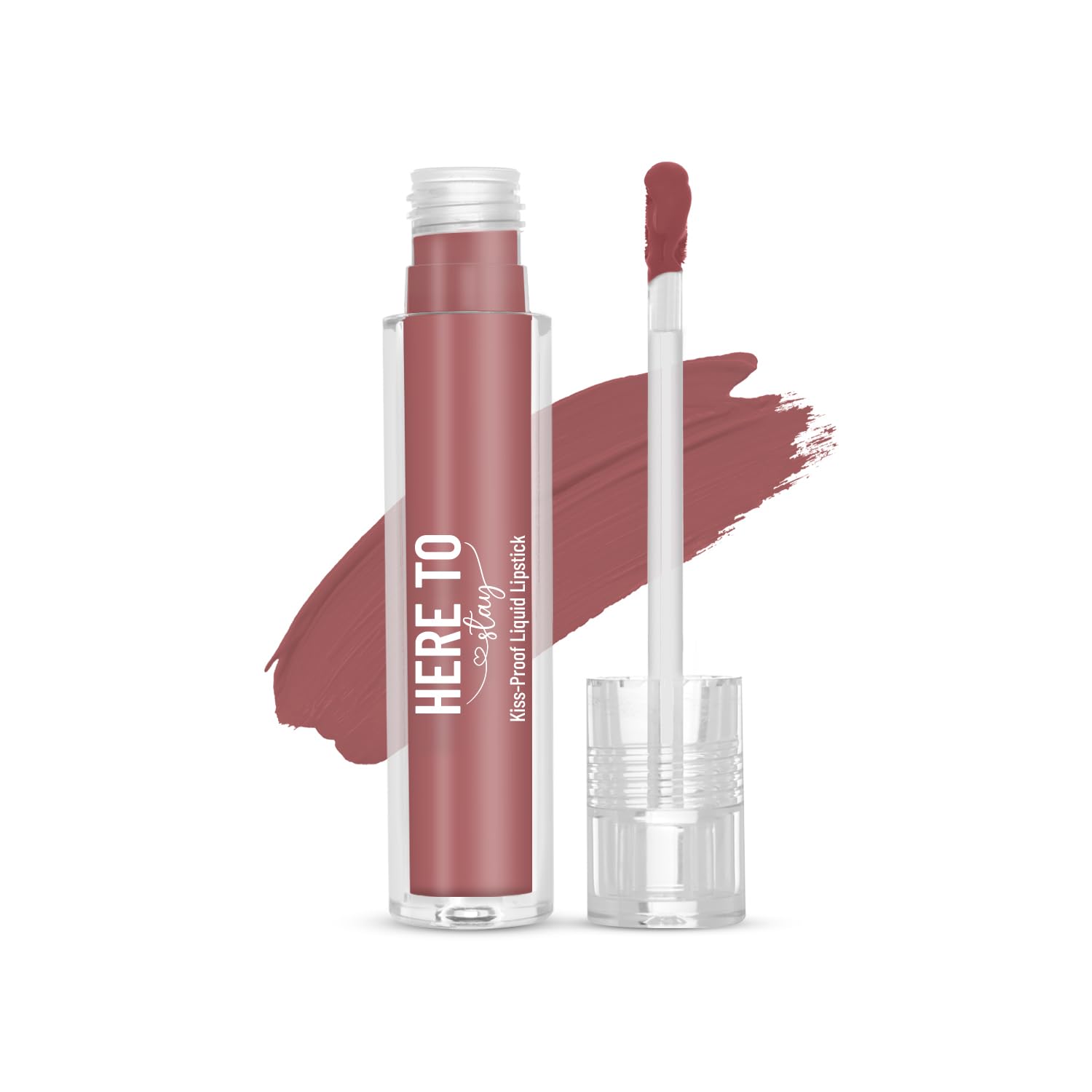 Swiss Beauty Select Here To Stay Liquid Matte Lipstick with Kiss-Proof Formula | Infused with Vitamin E | Non-Transfer, Smudgeproof | 12-18 Hrs Stay | Shade - Delicate Cocoa, 3ml |-picture-20