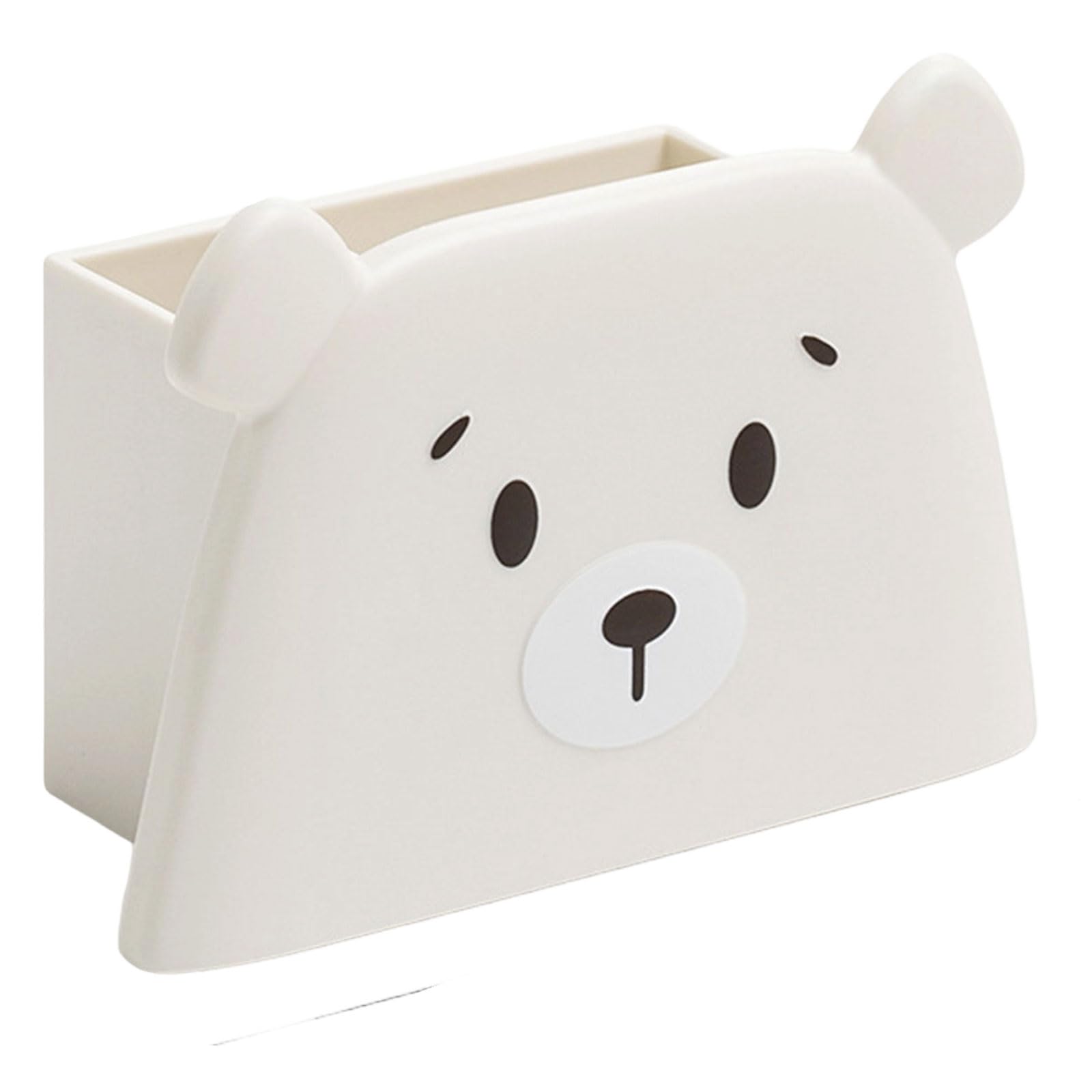 Msioytog Creative Bear Writing Utensil Container Holds Over Pens or Markers Makeup Tool Storage Multipurpose Desktop Planner