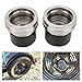 Ylwxzenith 2PCS 2.441in Stainless Steel, Lubricator Tool Kit for Boat Trailer Wheel, Automatic Pressure Relief, Spring Loaded Piston, Prevents Water and Dust Entry