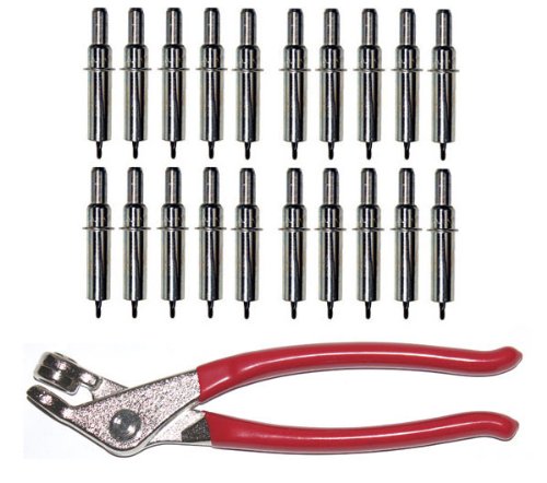 20 Pc. 3/32 Cleco Fasteners with Cleco Pliers
