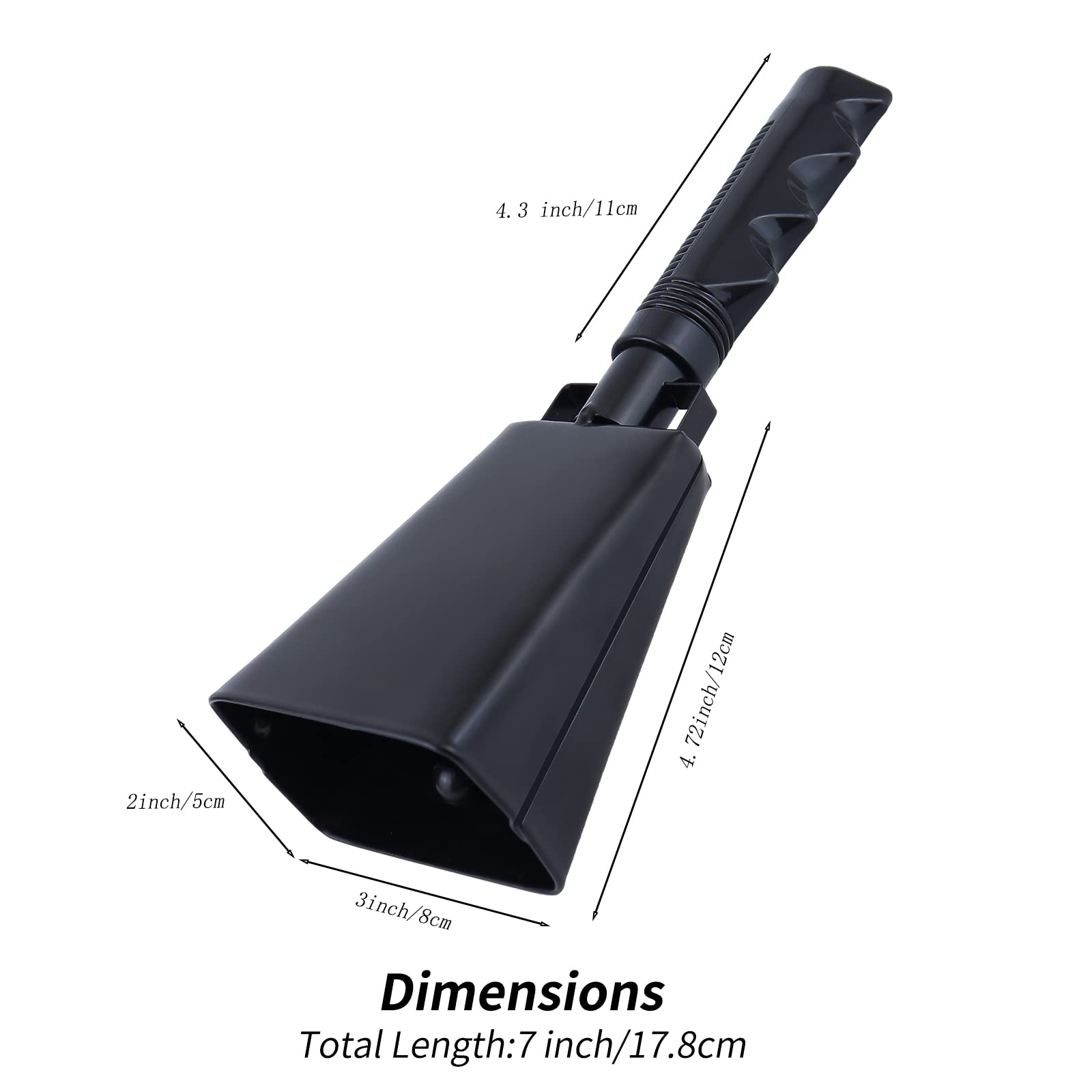 Anderson's Maroon Cowbells, School Spirit, Noisemakers, Fan Gear, Set of 10, Sports Fan Gear, Football Cheerleader Accessories, Homecoming