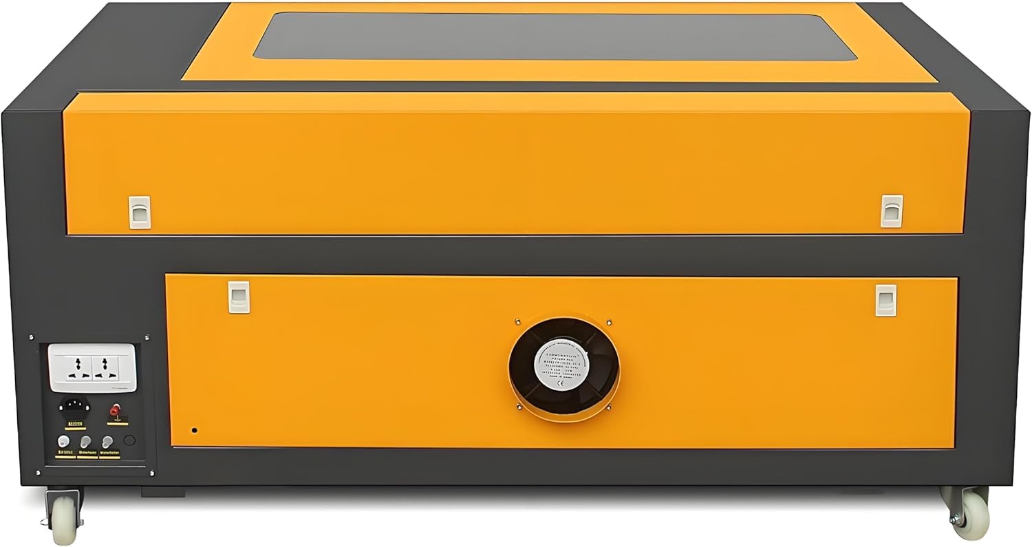 100W Lasergravurmaschine CO2 Lasergravierer 900 x 600 mm CO2 Laser Cutter Laser Cutting Engraving Engraver Cutter Integrierte Lasergravur Gravurmaschine für Holz und Leder mit Lightburn Software