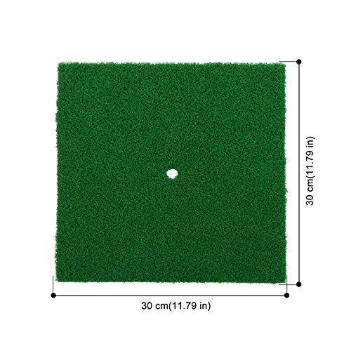 CLISPEED Tapete de PrÃ¡tica de Golfe Residencial PortÃ¡til de Golfe Realista Batendo Na Grama de Tre